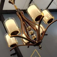 لوستر غنچه نمونه اورجینال شرکتی|لوستر و چراغ آویز|اندیشه, اندیشه فاز ۳|دیوار