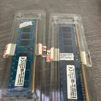 ۲ عدد رم کینگستون DDR3 / 4G / 1600MHz 12800