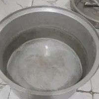 قابلمه بزرگ کفگیرملاقه قدیمی|ظروف پخت‌وپز|قم, دورشهر|دیوار