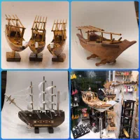 ماکت کشتی و فانوس دریایی برای دکور منزل