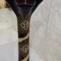 گلدان قهوه ای رنگ شیشیه ای|صنایع دستی و سایر لوازم تزئینی|اهواز, فرهنگ شهر|دیوار