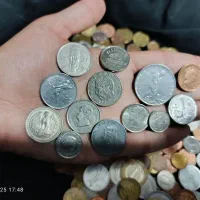 200 عدد سکه کلکسیونی خارجی|کلکسیون سکه، تمبر، اسکناس|کرمان, |دیوار