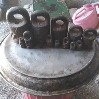 ۳ عدد سنگ باسکول و سنگ ترازو|کلکسیون اشیاء عتیقه|سبزوار, پیام|دیوار