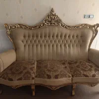 مبل سلطنتی چوب جنگلی راش 9 نفره|مبلمان خانگی و میز عسلی|شهرکرد, |دیوار