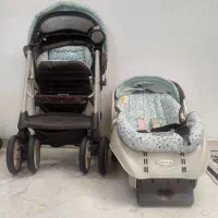 ست کالسکه، کریر و صندلی غذای بچه برند GRACO|اسباب و اثاث بچه|تهران, طرشت|دیوار
