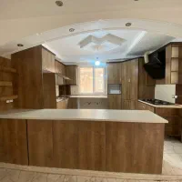 کابینت ام دی اف+گاز رومیزی+هود+سینک+آبچکان