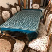 مبل ۱۰ نفره ومیز ناهار خوری|میز و صندلی غذاخوری|اصفهان, ملک|دیوار