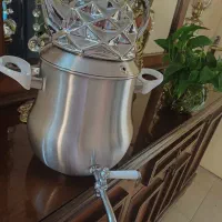 کتری لعاب بدون قوری کتری استیل وقوری گلدان