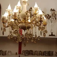 لوستر  16 شعله برنز  اصل قیمت تولیدی و پخش