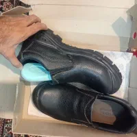 کفش ایمنی چرمی (عایق برق) نو - سایز 42