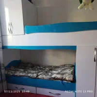 تخت خواب دوطبقه کودکان|تخت و سرویس خواب|ارومیه, |دیوار