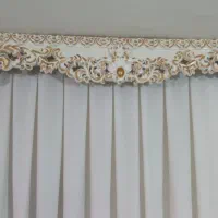 کتیبه چوبی جنس عالی ورنگ سفید وطلایی|پرده، رانر، رومیزی|پردیس, فاز ۸|دیوار