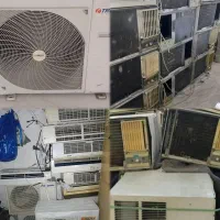 خریدفروش کولرگازی اسپیلت پنچره ای سوخته سالم خرابه