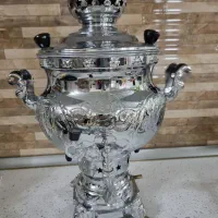 سماور ۸ لیتری نو و بدنه زخیم