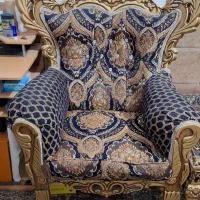 مبل سلطنتی ۷ نفره|مبلمان خانگی و میز عسلی|کاشان, باغچه فیض|دیوار