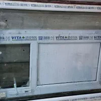 یک عدد درب ویک عدد پنچره یو پی وی سی