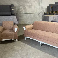 مبلمان 7نفره اسکارلت پایه چوبی وفلزی|مبلمان خانگی و میز عسلی|چابهار, |دیوار