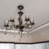 لوستر آنتیک 6شعله 3شاخه