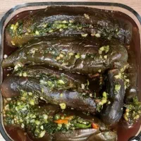 ترشی بادمجان شکم پر