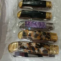 چاقو دسته استخوان ضامن دار