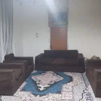 مبل راحتی هفت نفره پارچه تدی قهوه ای