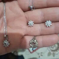 یک نیم ست نقره ر