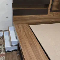 تخت 2 نفره MDF کمد و کشو دار