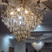 لوستر برنزی ۱۵شعله