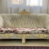 مبل نیمه استیل شیری|مبلمان خانگی و میز عسلی|ری, شهید بهشتی|دیوار