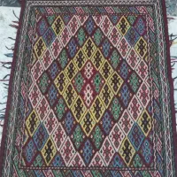 گلیم تمام پیچ سوزنی|گلیم، جاجیم، گبه|بجنورد, |دیوار