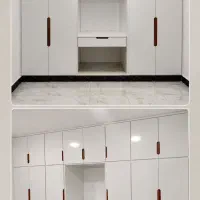 کابینت های گلاس مدرن ام دی اف کمد
