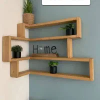 شلف دیواری چوب و   MDF|کتابخانه، شلف، قفسههای دیواری|شیراز, کوشک میدان|دیوار