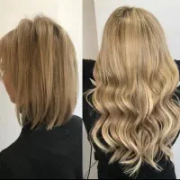 اکستنشن مو شاخه ای ۱۰ ت و کاشت مژه هیدن ۴۰۰