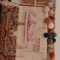 فرش زرین نیمه کاره