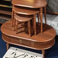 مدل بیضی زیبا جلو مبلی عسلی کد 111 وکیوم ضدخش|مبلمان خانگی و میز عسلی|قم, قلعه کامکار|دیوار