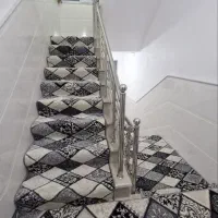 گبه لوزی طوسی مشکی فرش بزرگمهر|فرش|قم, زند آباد|دیوار