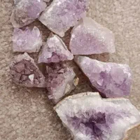 سنگ امیتیست بنفش|جواهرات|رفسنجان, |دیوار