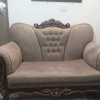 فروش مبل ۷نفره سالم|مبلمان خانگی و میز عسلی|ری, تقی آباد|دیوار