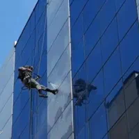 شستشوی نما واترجت با طناب بدون داربست(راپل)