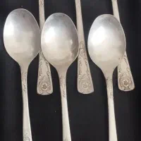 قاشق چنگال نقره