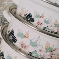 قابلمه لعابی جنس ترک|ظروف پخت‌وپز|بومهن, |دیوار