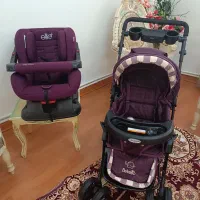 کالسکه ،صندلی ماشین ،کیف لباس کودک ست