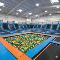 ایده‌پردازی و ساخت فضاهای ترامپولین پارک|خدمات پیشه و مهارت|رشت, پیرسرا|دیوار