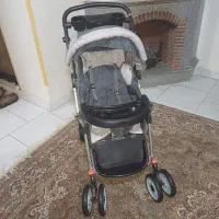 کالسکه طوسی و نقره ای