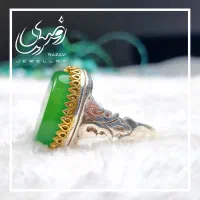 انگشتر عقیق سبز طبیعی|جواهرات|دزفول, |دیوار