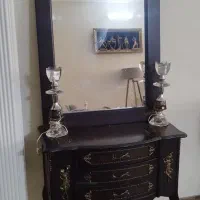 آینه کنسول و شمعدان