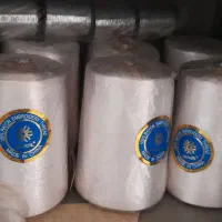 خامه ابریشم گلدوزی سفید برفی ۸ دوک بزر ک یک کیلویی