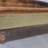 سینی چای و سینی پذیرایی چوبی طلا کاری شده