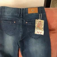 شلوار لی نو رنگ سرمه ای پر رنگ نو با مارک نو|لباس|رامسر, |دیوار