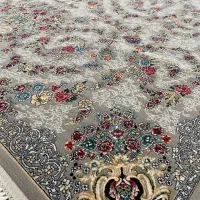 فرش مانلی ۱۰ رنگ گلرخ کاشان